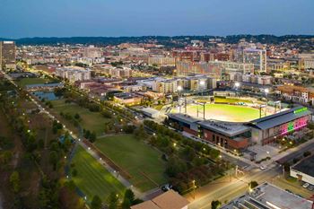 Aerial view of the campus